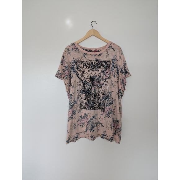 Torrid Floral Wild Soul Vintage Cotton Crew Neck Tee - Picture 2 of 6